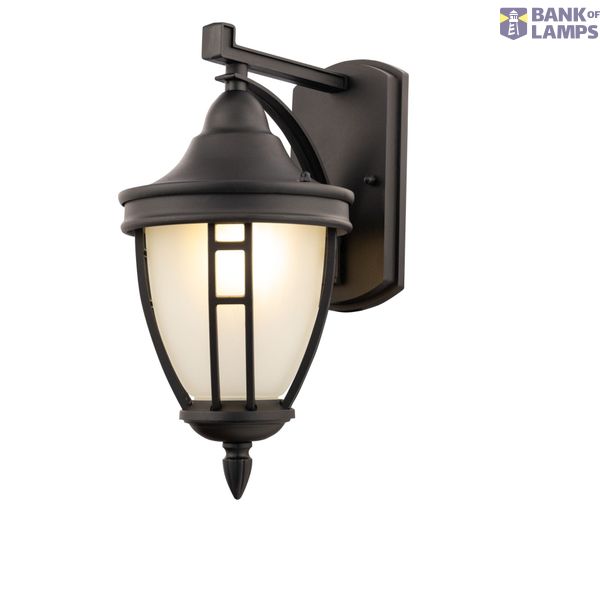 Outdoor Rivoli Wall Lamp Black image 1