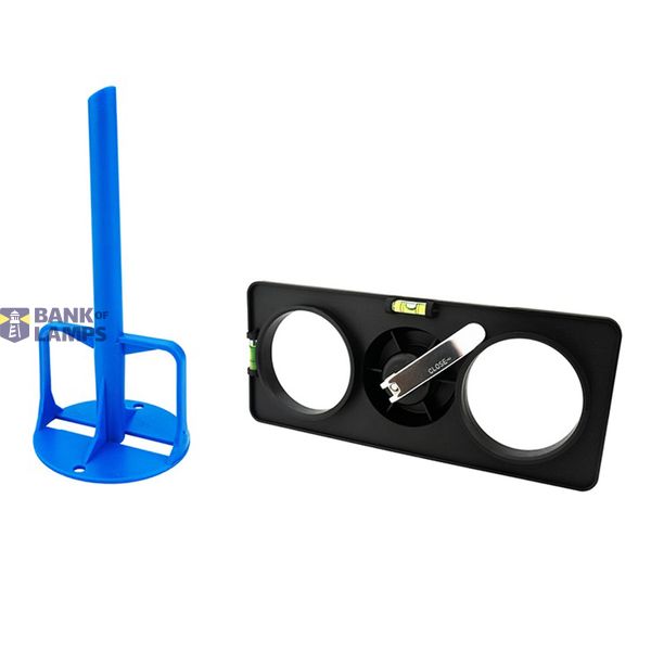 Single-sided conduit carrier drilling template set one side image 1