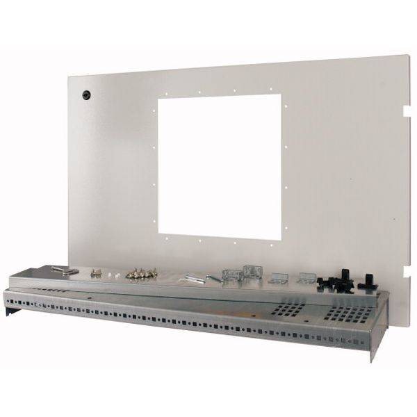 XMIX40F10D Mounting kit: IZMX40, fixed mounted design, W=1000mm, grey image 1