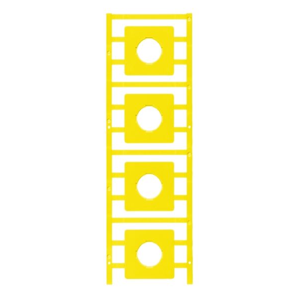 SwitchMark, Device markers, 44 x 44 mm, for cam switches, ABB, Type ON and OL40, yellow image 1