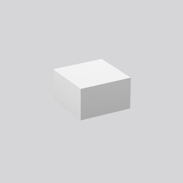 Replacement cover, plastic glass L 310 B 310 H 183 colour: white image 1