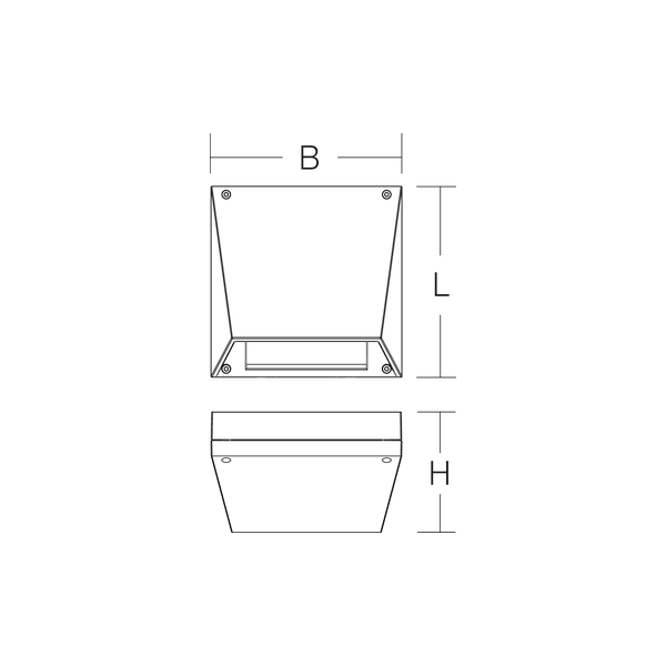 CENTRYXX W IP65plus, 5,9 W, 380 lm, 765, grey, on/off Wall luminaires, image 4