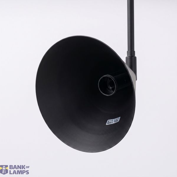 Wall lamp NOX 2 black with a switch image 3