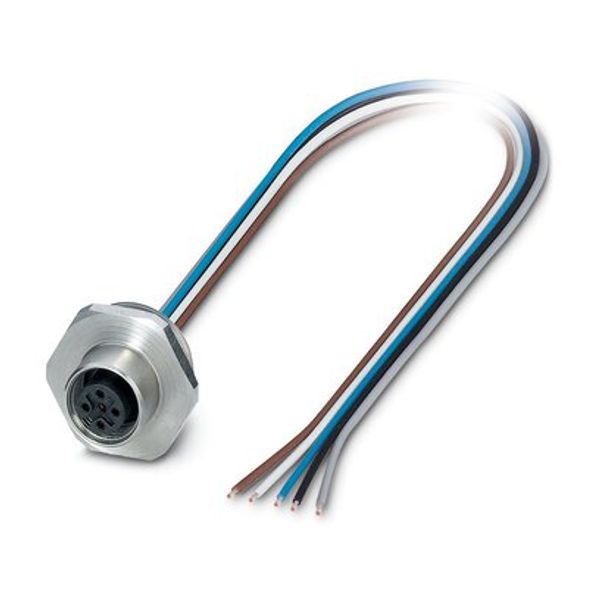 SACC-E-M12FS-5CON-M20/0,5 VA - Device connector front mounting image 1