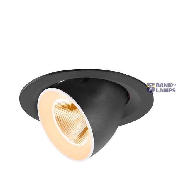 NUMINOS© GIMBLE M, recessed ceiling light, 2700K, 20ø, bl/wh image 1