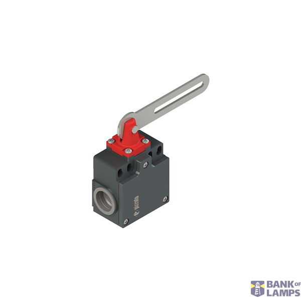 Safety switch with slotted hole lever image 1