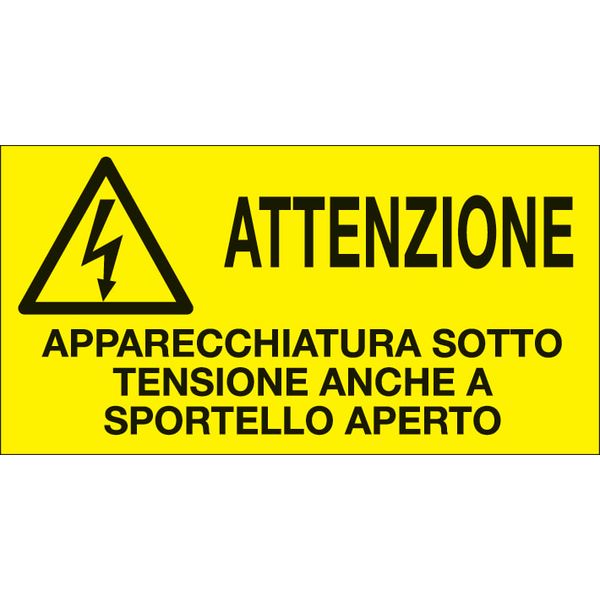 Adhesive label - Dimensions: 330 x 170 mm image 1