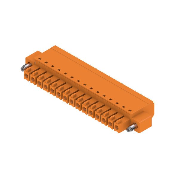 PCB plug-in connector, female plug, 3.81 mm, Number of poles: 15, 180°, PUSH IN with actuator, Clamping range, max. : 1.5 mm², Box image 4