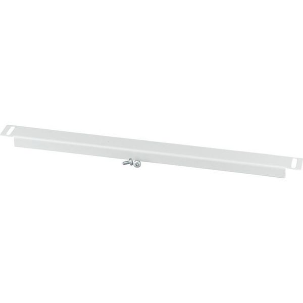 XLST2J12A Bottom/Top coverstrip 35mm long, blind, IP20, for 1200mm Sectionwidth, grey image 3