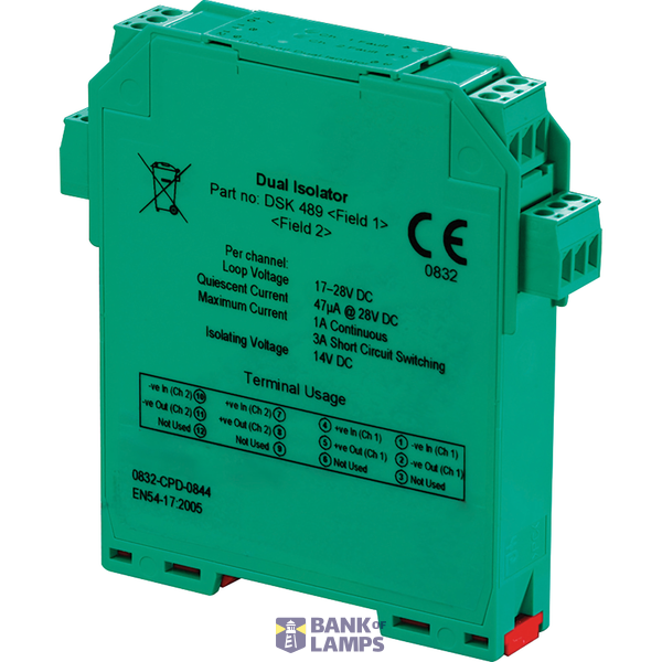 Dual isolator, EMI-400, DIN-rail image 4