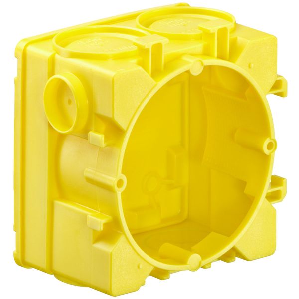 Conc. constr. B² one-gang junction box without plaster skin image 1