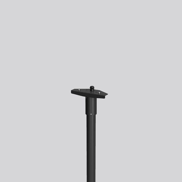 Pole mounting L 250 B 95 H 153 d 60 colour: anthracite image 2