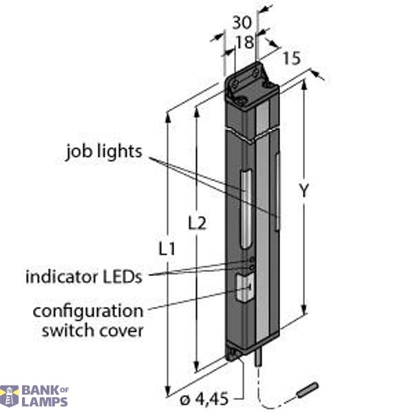 Pick-to-Light Placement Sensor   PVA375N6R image 1