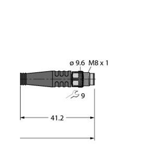 Accessories for Actuator/Sensor Cables M8 Jumper   PSG4M-J14 image 1