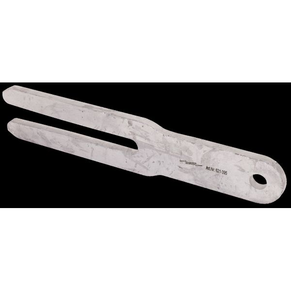 Earth rod fork for screwable earth rod image 1