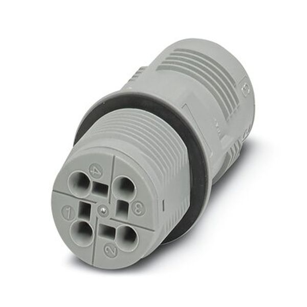 QPD W4X2,5 M25 DT GY - Panel feed-through image 1
