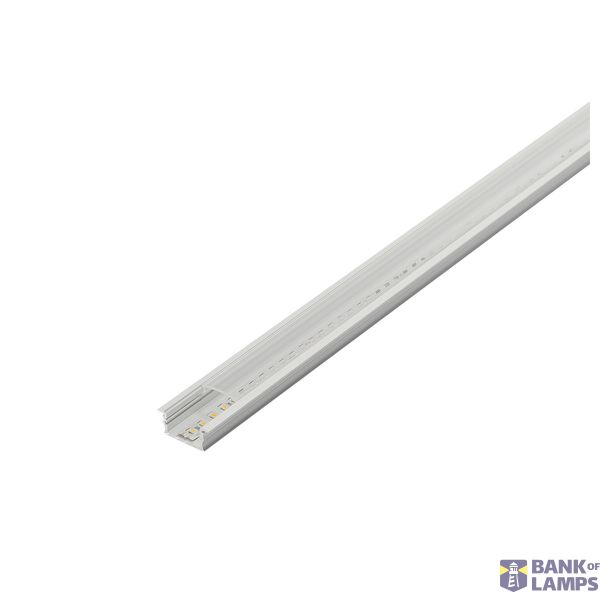 GLENOS recessed linear profile 3314-100,1m,anodised alu. image 2