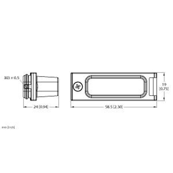 Service Window for Compact Stations   TBXX-L-SERVICE-WINDOW-02-5pcs image 2