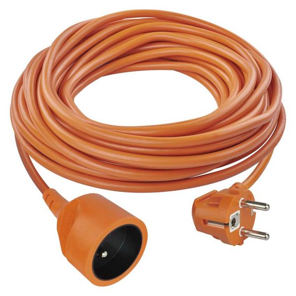 Extension Cord 25 m / 1 socket / orange / PVC / 230 V / 1.5 mm2 image 1