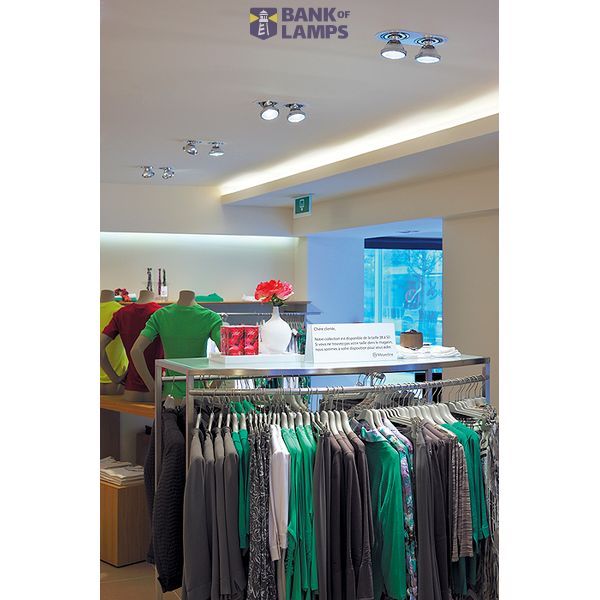 Twister CMH downlight GU6,5, max. 35W, alu/steel, chrome image 5