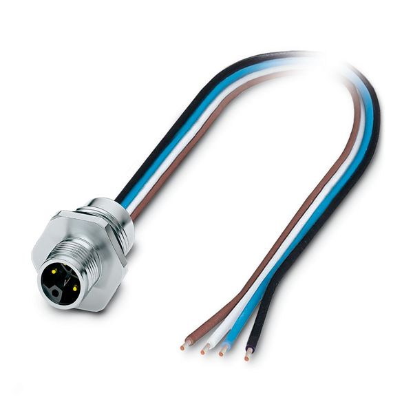 SACC-E-M12MSL-4CON-M16XL/1,0-US - Device connector front mounting image 1