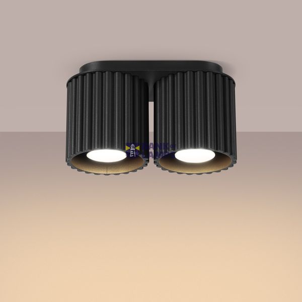 Ceiling lamp AURA 2 black GU10 image 9