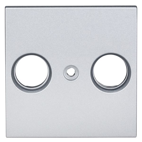 TV cover for HSBK, antenna box, 2-hole, silver image 1
