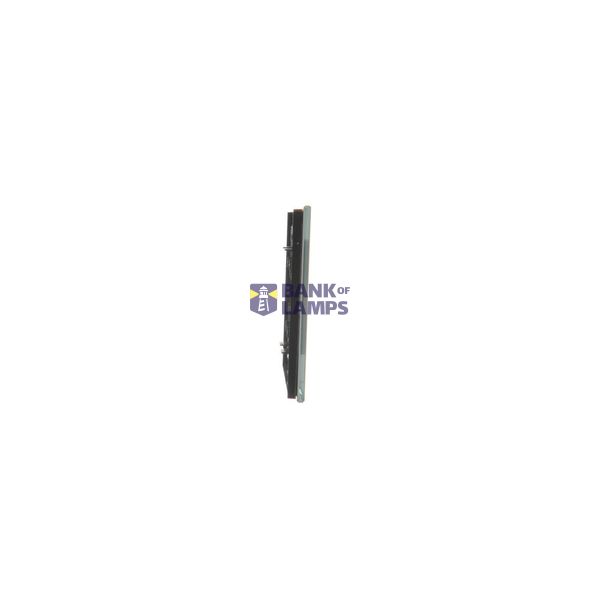 5 gang frame, black, gold base image 1