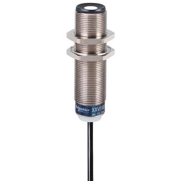 Ultrasonic sensors XX, ultrasonic sensor, M18 metal, Sn 50 mm, PNP NC, cable 2 m image 1