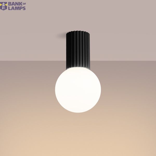 Ceiling lamp HALO black IP44 image 2