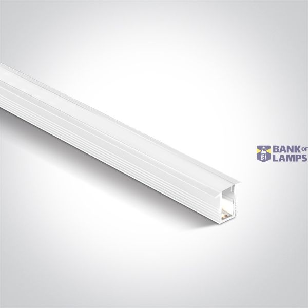 RECESSED PROFILE 2m + PC opal diffuser image 1