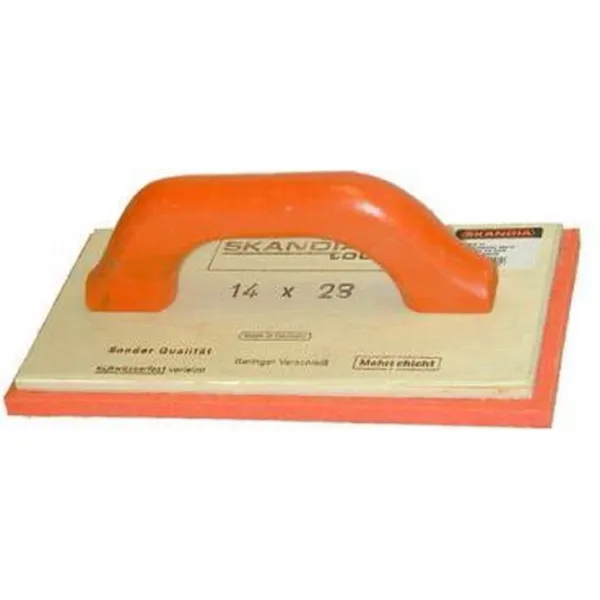 Skandia sponge board 28x14 cm - orange hydro sponge image 1
