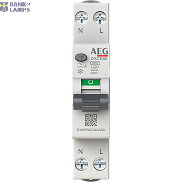 Compact residual current circuit breaker 1P+N C-Char. 20A, 30mA image 1