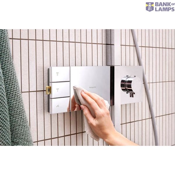 Raindance Alive S 300, 2jet shower system with Select Comfort thermostat, chrome image 2