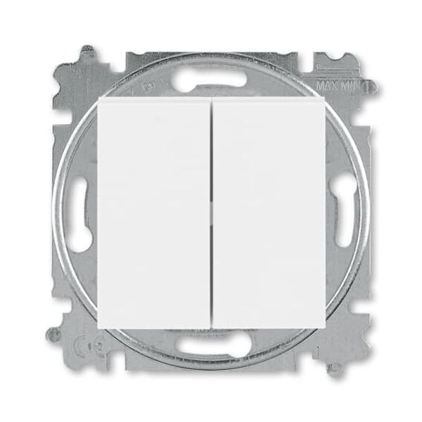 3559H-A53445 03W Switch 2 gang 2-way + 2-way retractive ; 3559H-A53445 03W image 1