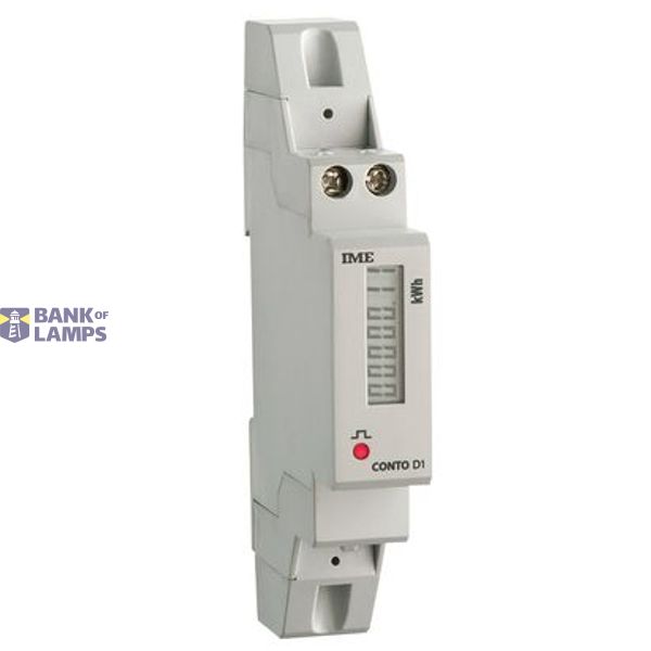 Conto D1 - Energy meter, active (cl.1) Connection: direct - Network: single-phase - Dimension: 1 module DIN image 1