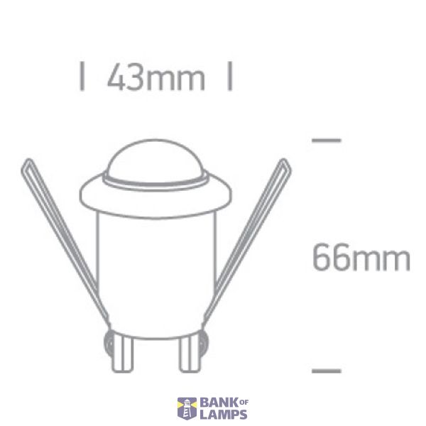 IR RECESSED MOTION SENSOR 200W 230V image 2