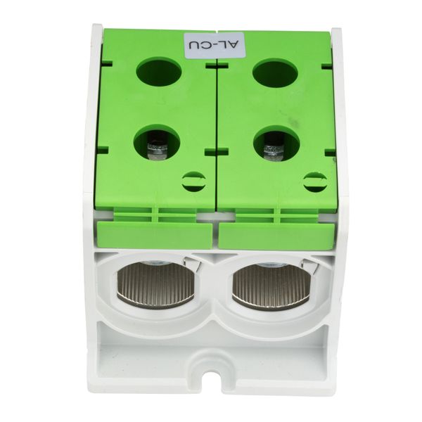 Aluminium /Copper terminal, 1-pole Double green, 300mmý image 1