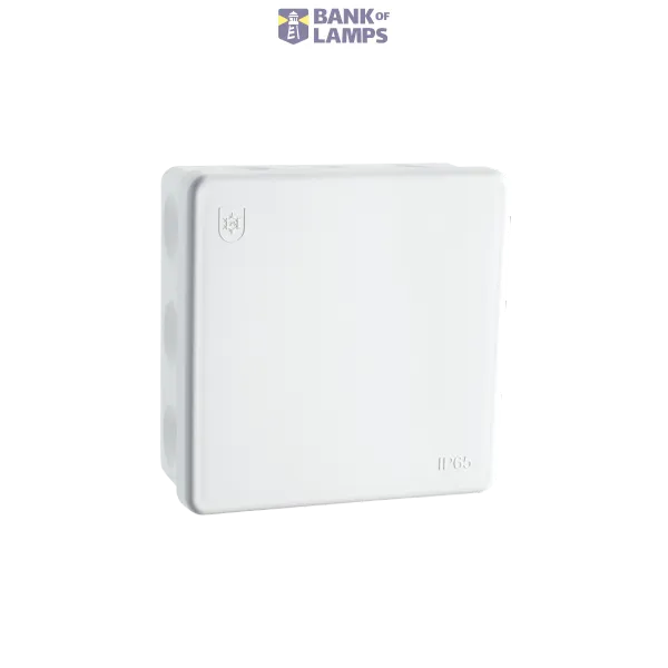 IP65 TERMINAL BOX 100X100 WHITE 6-PACK image 1