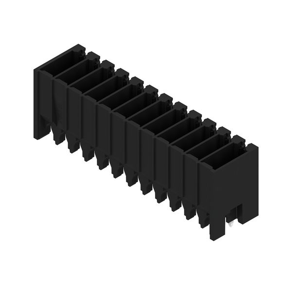 PCB plug-in connector, male header, closed side, THT/THR solder connection, 3.50 mm, Number of poles: 12, 180°, Solder pin length (l): 1.5 mm, tinned, black, Box image 4