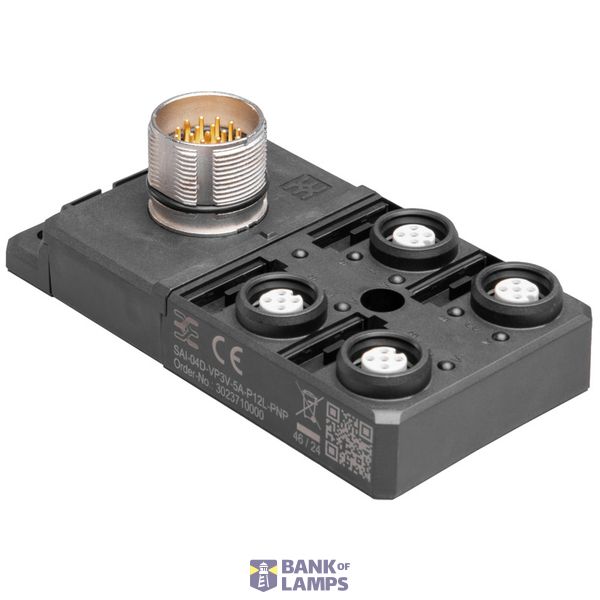 Sensor-actuator passive distributor (without cable), with M23 outlet,  image 1