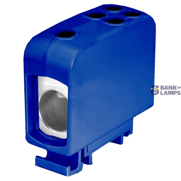 AL/CU universal rail-mounted terminal block ZGG1x70/4x16n blue image 1