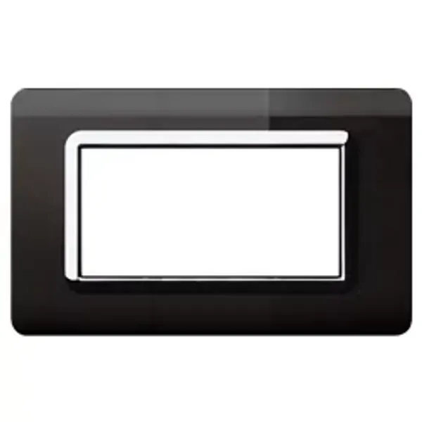 44 MOULDED FR.PLATE POLISH.BLACK 4M image 1