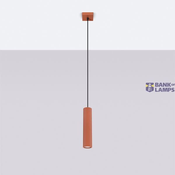 SOLLUX - Pendant red ocher KARBON 1 SL.1630 GU10 10W IP20 image 10