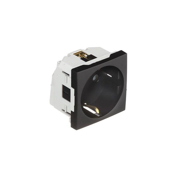 SAF EARTH SOC(SCHUKO)HOR APERT - 2MOD M BLACK image 1