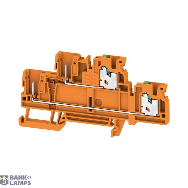 Pluggable terminal, SNAP IN, orange, 2.5 mm², 22 A, Number of connecti image 1
