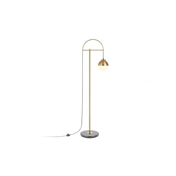 Floor lamp ABIES F,7537,AC220-240V,50/60Hz,1*E27, IP20, Diameter 20 CM,single, gold image 1