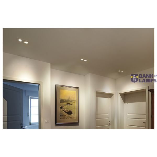 NEW TRIA II MR16 downlight, rectangular, matt white, max. 2x50W, incl. clip springs image 4