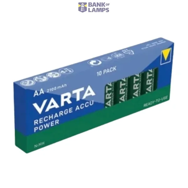 VARTA 56706 Ready2Use AA 2100mAh 10-Pack image 1