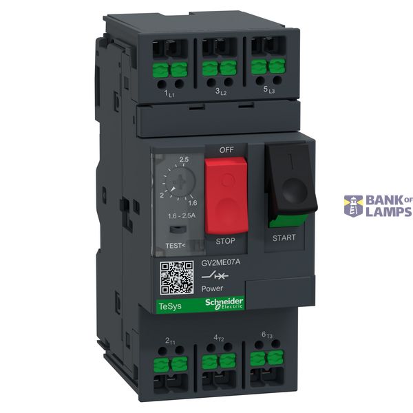 Tesys MOTOR CB TH-MAG 2.5A PB Snap-in image 2